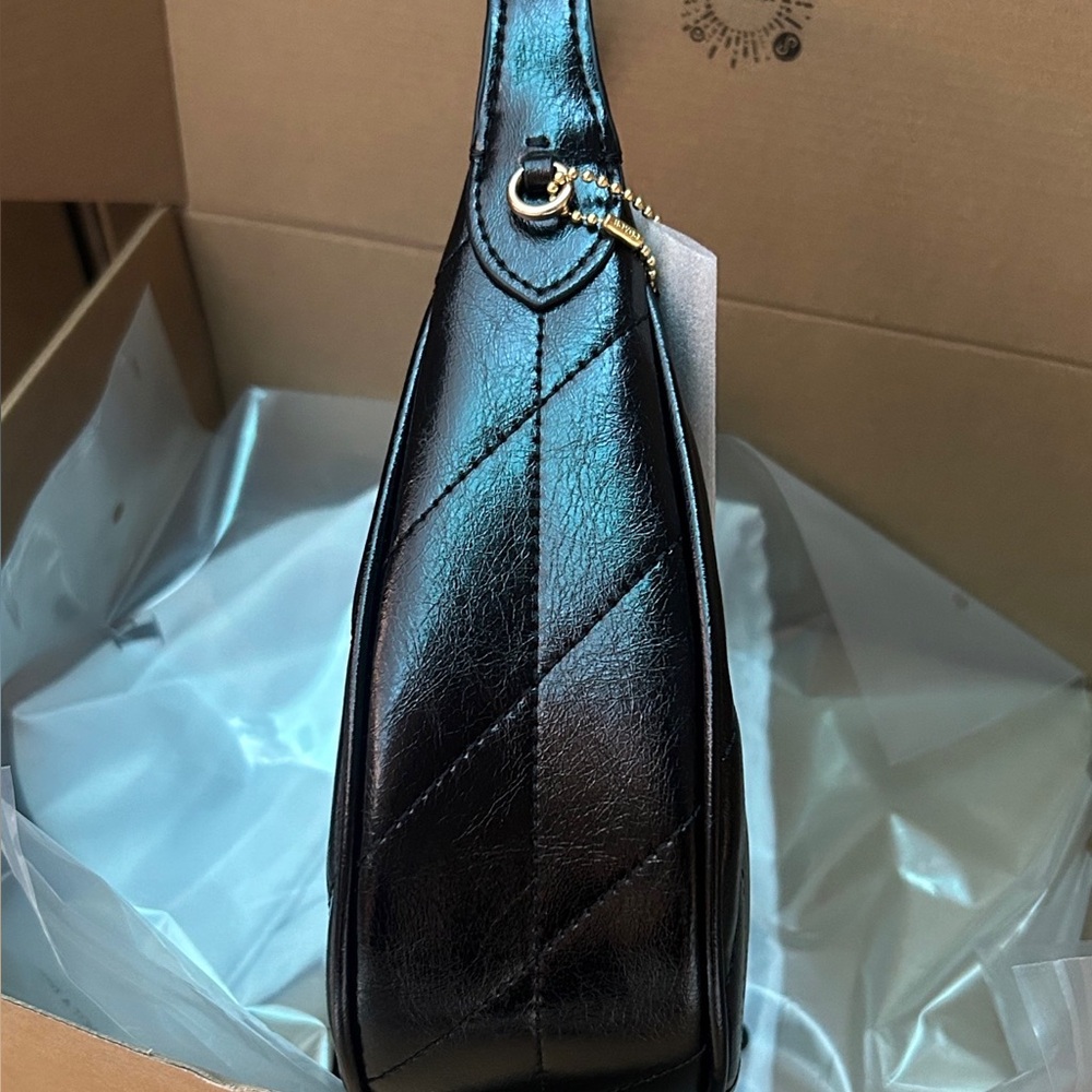 Coach black crescent-shaped underarm bag - Picture 3 of 7